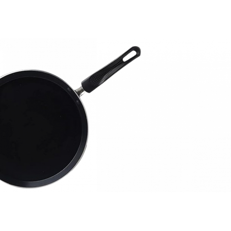 Blueberrys Nonstick Tawa Pan, 26 Cm, 3mm Thickness, 3 Layar Coating,Induction Base | Black Blueberrys Nonstick Tawa Pan, 26 Cm, 3mm Thickness, 3 Layar Coating,Induction Base | Black
