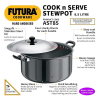 Hawkins Futura Hard Anodised Cook-n-Serve Stewpot | Hard Anodised Lid | 8.5 L | 28 cm | Black Hawkins Futura Hard Anodised Cook-n-Serve Stewpot | Hard Anodised Lid | 8.5 L | 28 cm | Black