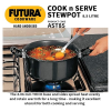 Hawkins Futura Hard Anodised Cook-n-Serve Stewpot | Hard Anodised Lid | 8.5 L | 28 cm | Black Hawkins Futura Hard Anodised Cook-n-Serve Stewpot | Hard Anodised Lid | 8.5 L | 28 cm | Black