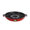 BlueBerry's | Paniyarakkal Maker Nonstick | 850 Gram | 9 Cavity | Red