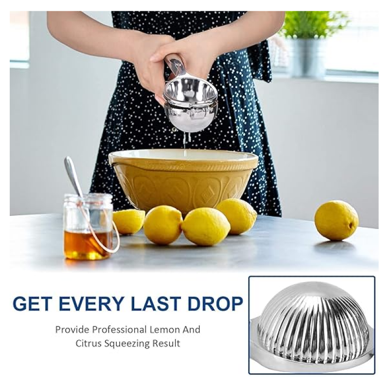 Jaypee Stainless Steel Lemon Squeezer Jaypee Stainless Steel Lemon Squeezer