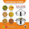 Prabha Double Delight Cook N Serve Pot Thermal Rice Cooker | 1 KG