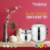 Prabha Double Delight Cook N Serve Pot Thermal Rice Cooker | 1 KG