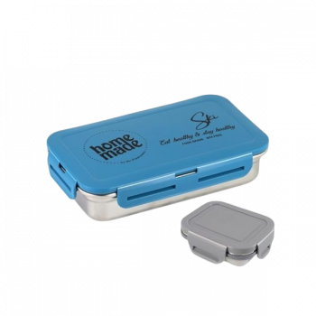 SKI Relish Stainless Steel Lunch Box | 550ML | Multicolour SKI Relish Stainless Steel Lunch Box | 550ML | Multicolour