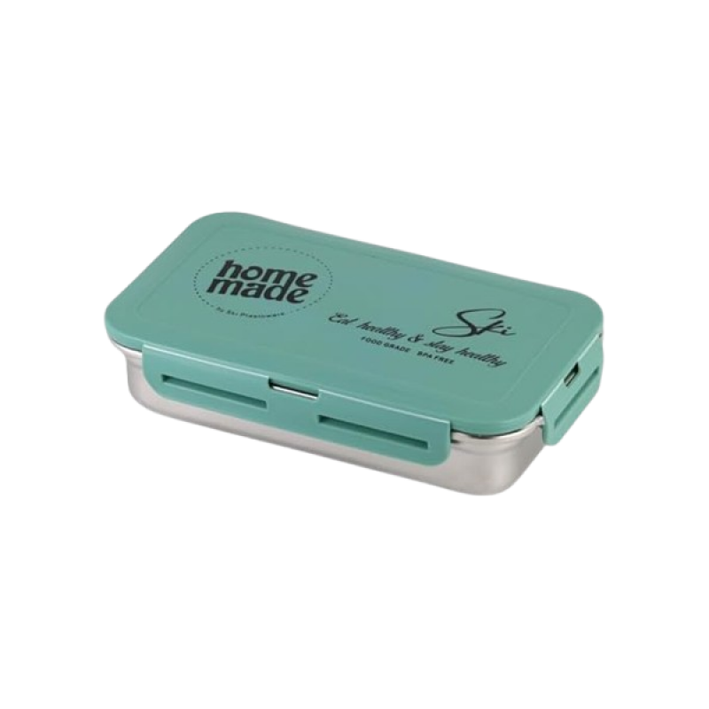 SKI Relish Stainless Steel Lunch Box | 550ML | Multicolour SKI Relish Stainless Steel Lunch Box | 550ML | Multicolour