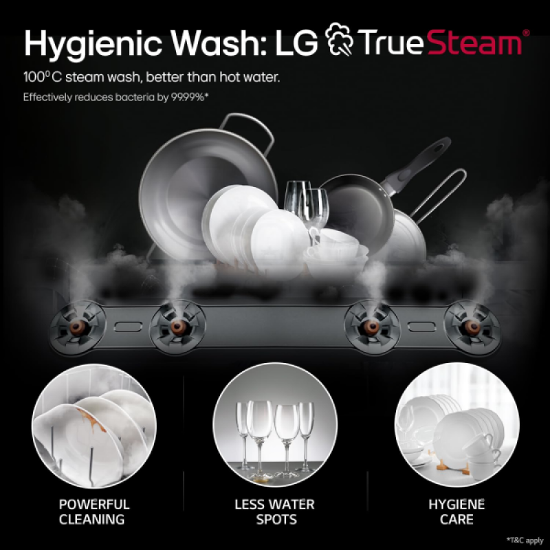 LG 14 Place Setting Free Standing Dish Washer | Matte Black | DFB424FM LG 14 Place Setting Free Standing Dish Washer | Matte Black | DFB424FM