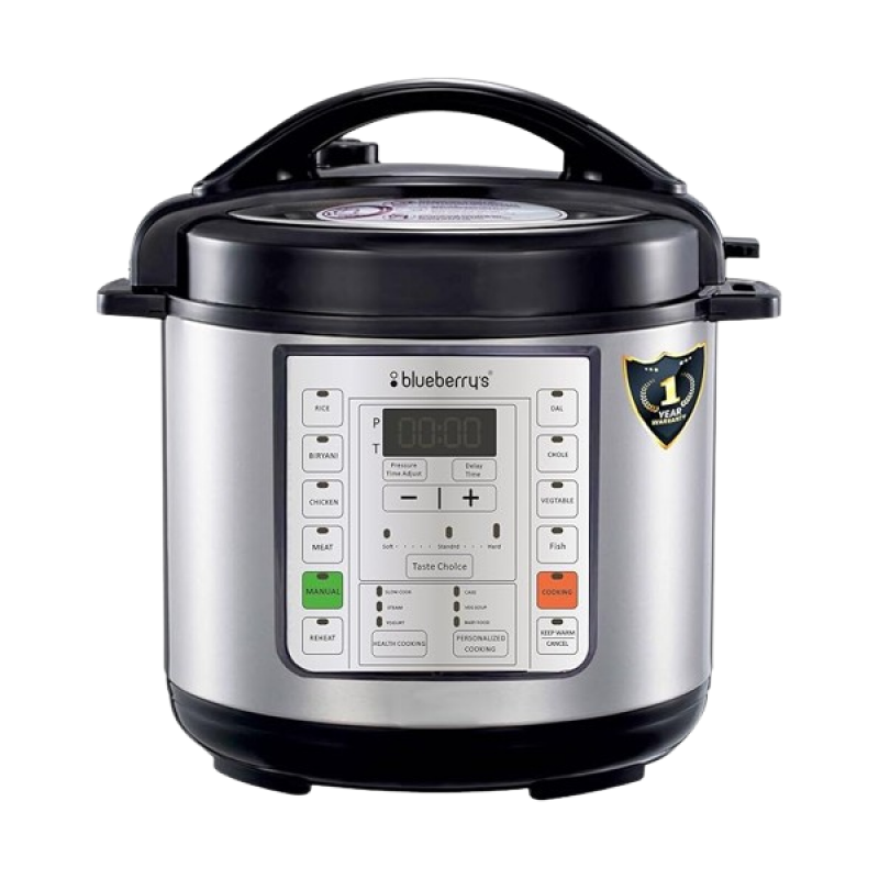 Blueberry’s Electric Pressure Cooker | Stainless Steel | 4 L | BEPC 4 Blueberry’s Electric Pressure Cooker | Stainless Steel | 4 L | BEPC 4