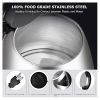 MR. BRAND | Stainless Steel Electric Kettle | Auto Shut Off | Multipurpose Extra Large Cattle | 1.5 Liter | Black