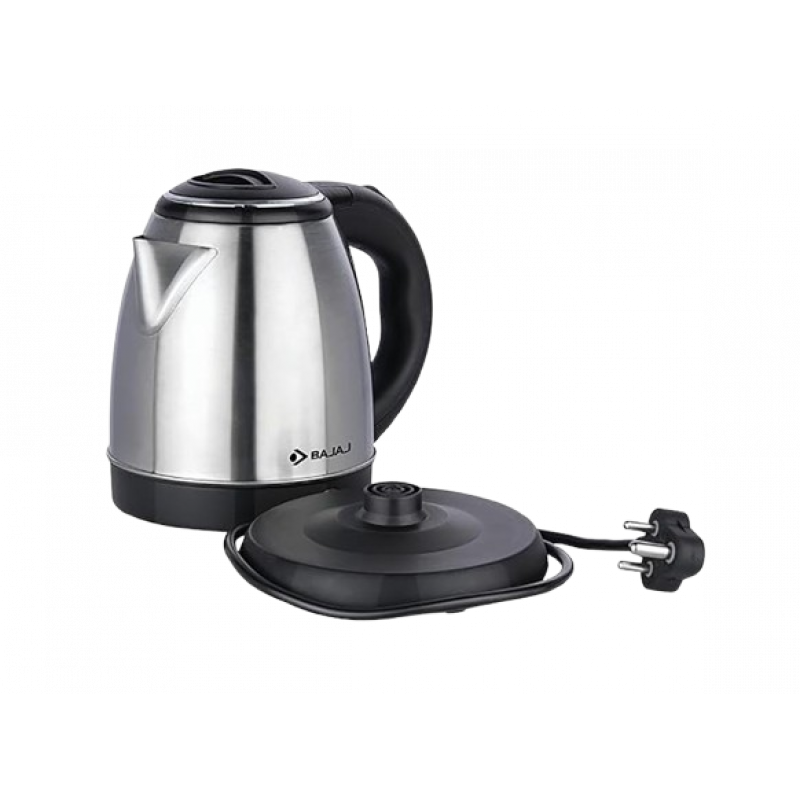 Bajaj Ktx Dlx Electric Kettle | 1350W | 1.2 L | Cordless Operation | Auto Shut-Off Mechanism | Black Bajaj Ktx Dlx Electric Kettle | 1350W | 1.2 L | Cordless Operation | Auto Shut-Off Mechanism | Black