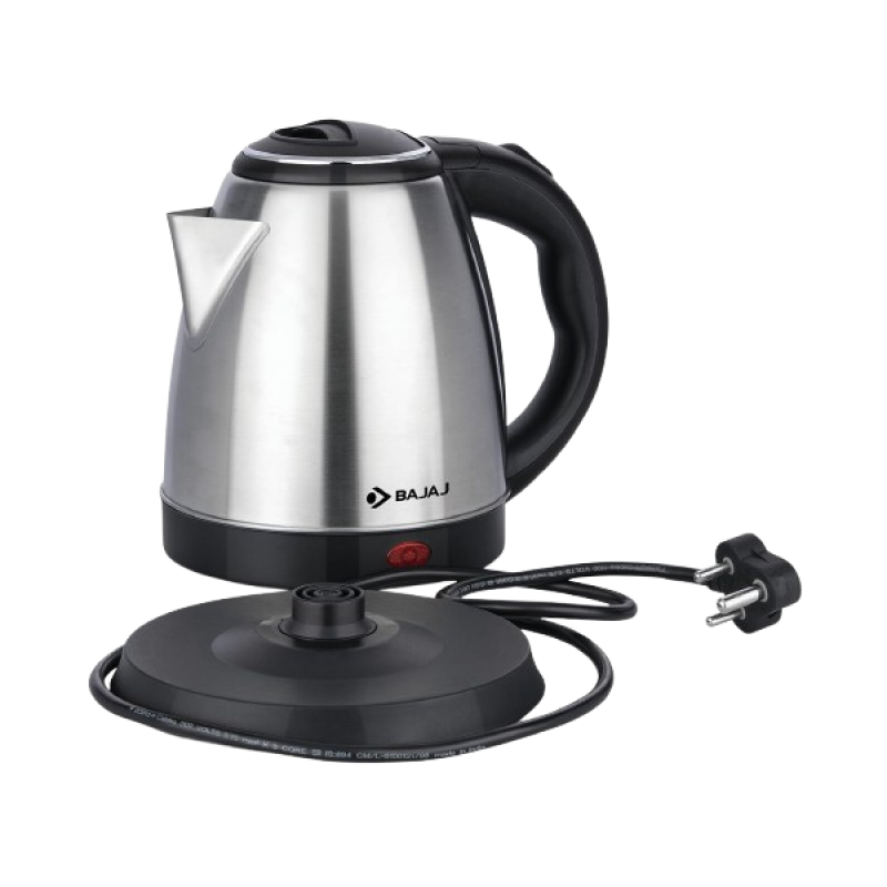 Bajaj KTX Electric Kettle | 1.5 L | 1350W | Stainless Steel Body | Black | 670106 Bajaj KTX Electric Kettle | 1.5 L | 1350W | Stainless Steel Body | Black | 670106