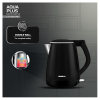 HAVELLS Aqua Plus | 1250 Watt | 1.2 Litre | Electric Kettle Cool Touch Outer Body | Black HAVELLS Aqua Plus | 1250 Watt | 1.2 Litre | Electric Kettle Cool Touch Outer Body | Black