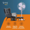 HAVELLS Swing Pedestal Fan | 400 mm | 3 Blade | White