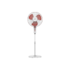 V-Guard Finesta STS Plus Table Fan | 400 mm | 3 Blade | White Red