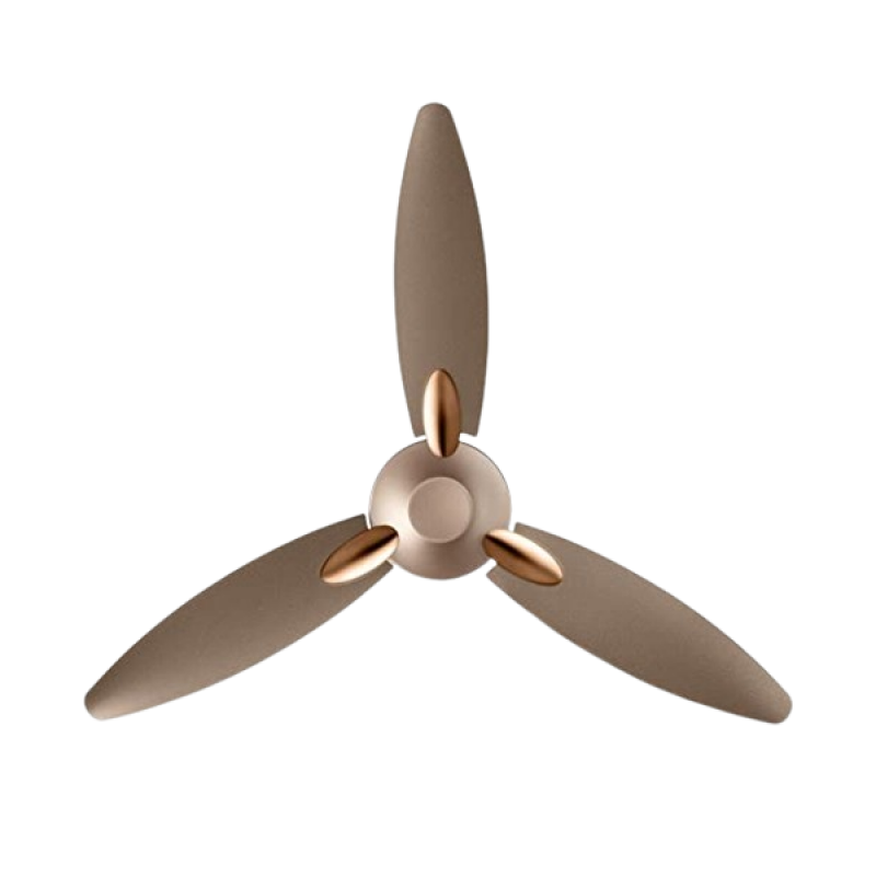 Usha Bloom Daffodil Goodbye Dust Ceiling Fan | 1250mm | Sparkle Golden and Brown