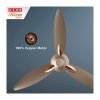 Usha Bloom Daffodil Goodbye Dust Ceiling Fan | 1250mm | Sparkle Golden and Brown