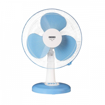 USHA MIST AIR FLO Ultra High Speed Table Fan | 3 Blade | 1350rpm | 400 mm | LIGHT BLUE