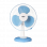 USHA MIST AIR FLO Ultra High Speed Table Fan | 3 Blade | 1350rpm | 400 mm | LIGHT BLUE