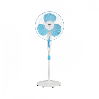 USHA Mist Air Flo Pedestal Fan | 400cm | 3 Blade | Light Blue