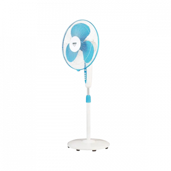 USHA Mist Air Flo Pedestal Fan | 400cm | 3 Blade | Light Blue