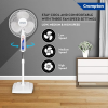 Crompton Wave Plus 400-mm | CH BRN GLD Pedestal Fan | KD White