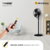 atomberg Renesa Pedestal Fan Swing | 400mm | Midnight Black | FAFG0213