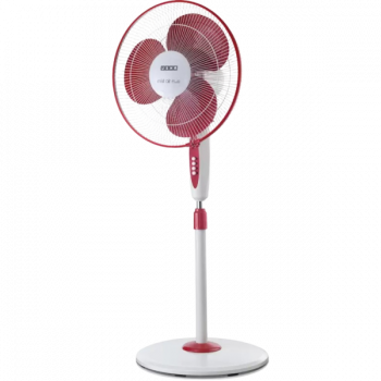 USHA Mist Air Flo Pedestal Fan | 400 mm | 3 Blade | Maroon