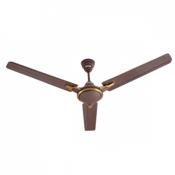 Usha Racer Chrome Ceiling Fan | 1200 mm | Ultra High Speed | Rich Brown