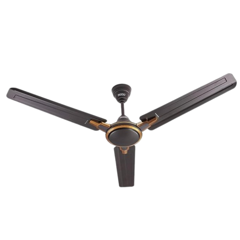 USHA Racer Chrome Ceiling Fan | 1200MM | Ultra High Speed 400RPM | Rich Smoke Brown