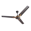 USHA Racer Chrome Ceiling Fan | 1200MM | Ultra High Speed 400RPM | Rich Smoke Brown