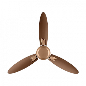 Usha Bloom Magnolia Goodbye Dust Ceiling Fan | Anti Dust Feature | 1250 mm | 85 Watt | Sparkle Golden & Brown