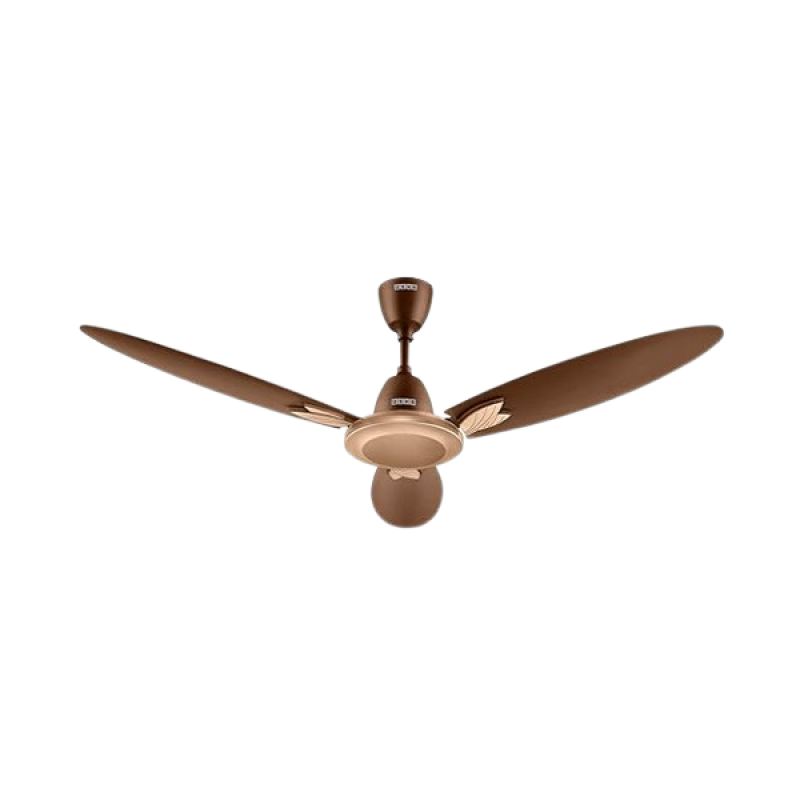 Usha Bloom Magnolia Goodbye Dust Ceiling Fan | Anti Dust Feature | 1250 mm | 85 Watt | Sparkle Golden & Brown Usha Bloom Magnolia Goodbye Dust Ceiling Fan | Anti Dust Feature | 1250 mm | 85 Watt | Sparkle Golden & Brown