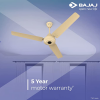 Bajaj Energos 26 Ceiling Fan with Remote | 1200mm | Base Ivory