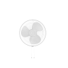 atomberg Renesa Wall Mount Fan | 400mm | Snow White