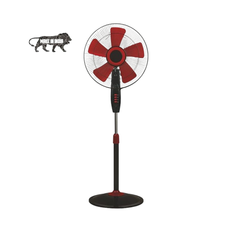 Blueberrys ZAM16 pro Pedestal Standing Fan | 400mm | RED