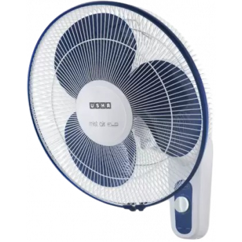 USHA Mist Air Flo 400 mm 3 Blade Wall Fan | Dark Blue |