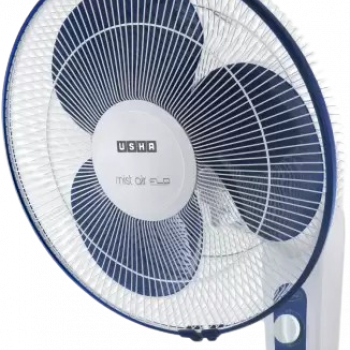 USHA Mist Air Flo 400 mm 3 Blade Wall Fan | Dark Blue |