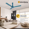 Atomberg Studio+ BLDC Ceiling Fan | 1200 mm | Aegean Blue | FG0235 Atomberg Studio+ BLDC Ceiling Fan | 1200 mm | Aegean Blue | FG0235