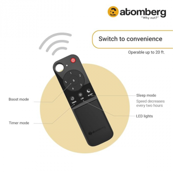 Atomberg Ikano BLDC Motor Classic Ceiling Fans | 1200mm | White