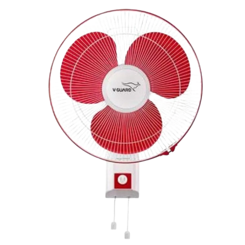 V-Guard Finesta STD Neo II | 400 mm | 3 Blade | Wall Fan | Red