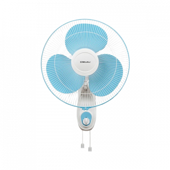 Bajaj Esteem Wall Fan | 400mm | Icy Blue & White