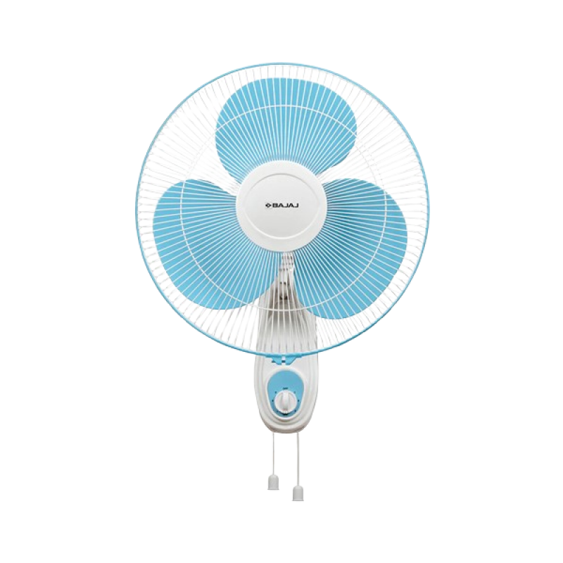 Bajaj Esteem Wall Fan | 400mm | Icy Blue & White