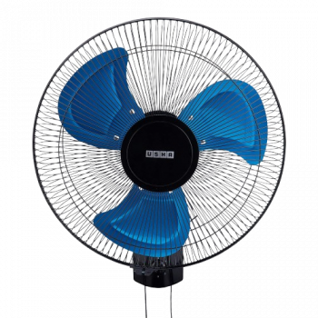USHA Colossus Wall Fan | Rust Free Aluminium Blade | 400mm | Blue