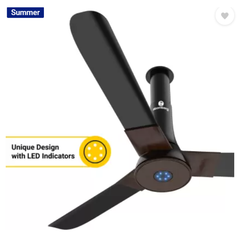 Atomberg Studio+ Ceiling Fan | 5 Star | 1200 mm | BLDC Motor with Remote | 3 Blade | Earth Brown Atomberg Studio+ Ceiling Fan | 5 Star | 1200 mm | BLDC Motor with Remote | 3 Blade | Earth Brown