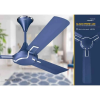 V-Guard Glado Prime 400rpm Riband Matte 3 Blade Ceiling Fan, Sweep: 1200 mm | Blue