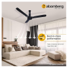 atomberg Studio+BLDC Ceiling Fan | 1200mm | Remote Control | Midnight Black Matt atomberg Studio+BLDC Ceiling Fan | 1200mm | Remote Control | Midnight Black Matt