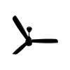 Atomberg Renesa Prime Ceiling Fan | 1200 mm | 3 Blade | Gloss Black