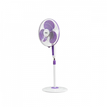 Usha Maxx Air Pedestal Fan | 400 mm | Purple & White