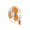 Usha Maxx Air Wall Fan | 400 mm | Orange & White