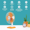 USHA Maxx Air Table Fan | 400MM | Orange & White