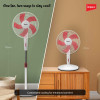 Impex Impulse Table pedestal 2 in 1 convertible fan | 400 mm | Red and White